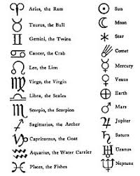 A lot of astronomical tattoos find their basis on ancient symbols that represent the components of our solar system. Zodiac Symbols All Glyphs Jpg 225 284 Zodiac Symbols Symbols And Meanings Zodiac