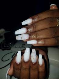 Nailsbykeish Short Acrylic Nails White Acrylic Nails White Coffin Nails