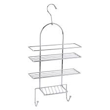 Unused, includes suction cups but no screws. Chrome Bathroom Shower Caddy Hanging Shelf Buy Online At Qd Stores