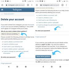 Instagram does not provide the provisions required to delete an account within the app. How To Delete Your Instagram Account Phonearena