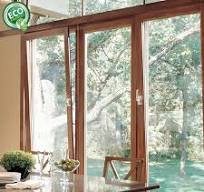 Wood Grain Powder Coating Aluminium Profile Accessories New Design Wood  Grain Aluminium Sliding Window Wood Colour Aluminium
