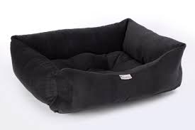 Puppy bed dreamer nest gray velvet mat for dog. Chilli Dog Black Velvet Dog Bed British Made Dog Beds Uk Made Dog Beds Dog Beds Uk