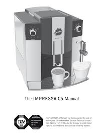 We earn a commission if you click a link and make a purchase, at no additional cost to you.jura f9 overview as good as an … jura impressa f9 coffee machine review read more » Jura Impressa C5 Manual Pdf Download Manualslib