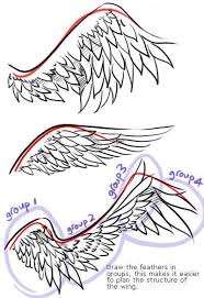 Drawing Cool Wings Anime Drawings Tutorials Wings Art Wings Drawing
