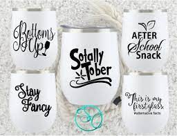 Silhouette studio, cricut design space and brother file types : Wine Svg Glass Sayings Bundle Etsy Wine Glass Sayings Funny Wine Glass Wine Glass Quotes Funny