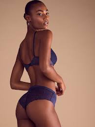 Buy Sexy Tee Sequin Posey Lace Wireless Push-Up Bra, Amethyst ...