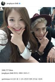 Kpopmystarsfeel free to make (shinee) requests!no copyright infringement. Red Velvet S Yeri Expressed Her Missing For Shinee S Jonghyun In A Comment She Left Under A Post In Jonghyun S Instagram