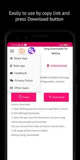 Download wesing 5.39.3.609 android for us$ 0 by tencent music entertainment hong kong limited, be a karaoke star with wesing app! Song Downloader For Wesong For Android Apk Download