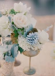 This is no ordinary blue; Dusty Blue Wedding Flower Decor Ideas Deer Pearl Flowers