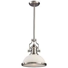 Chadwick designs provides patented seamless ambient lighting for commercial and consumer projects. Shown In Satin Nickel With Frosted Shade Elk Lighting Lighting Pendant Lighting