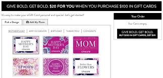 Chico's gift cards and egift cards may be redeemed for your merchandise purchase at chicos.com (us orders only), chico's us boutiques and outlets, or by phone at 888.855.4986. 2018 List Of Free Gift Cards For Moms Dads And Grads Giftcards Com