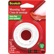 Cinta Doble Cara Para Montaje Scotch Usa Pesado 25mmx1 2m Lumen Com Mx Escolar