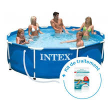 Pack Piscine Tubulaire Metalframe 3 66 X 0 76 M Traitement Pour Piscines 10 M Intex La Redoute