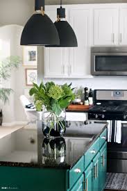 Black And Gold Kitchen Appliances Bright White And Bold Kitchen Revamp Reveal Part 2 This Is Our Bliss Kitchen Decor Modern Bold Kitchen Green Kitchen Designs
