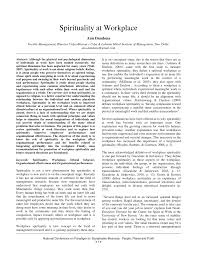 Hi, my name is amy. Pdf Spirituality At Workplace