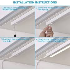 The benefits of under cabinet lights in your kitchen or any area for that matter will be the added light that will softly provide illumination to previously dark areas. 4 Pcs 16 Led Under Cabinet Lighting With Individual Switch 4000k Cool White On Sale Overstock 31451513