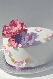 The loose flowers and butterflies can be added to the printed cake wrap to add some color and 3d elements. Pastel Colours Open Peony Flower Cake Cake By Daba1 Cakesdecor