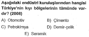 Kamu personel sınavı yani kpss çıkmış soruları online olarak çözebilir , kendinizi test edebilirsiniz, sürekli güncel sürekli en iyisi için bilgicik. Kpss Cografya Turkiyede Endustri Cikmis Sorular Soru Test Coz