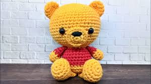 This article covers how to crochet a winnie the pooh hat, an eeyore hat, and a piglet hat. The Pooh Bear How To Crochet Amigurumi Tutorial Youtube