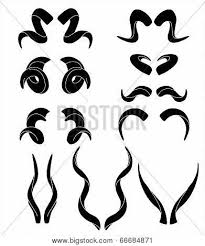 Ram And Antelope Horns Poster Concept Art Drawing Demon Drawings Aries Art