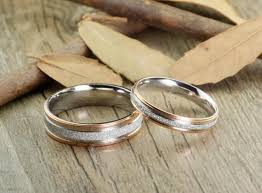 Promise rings for couples gold. Handmade Couple Promise Rings Set Usa His And Hers Promise Rings Jringstudio