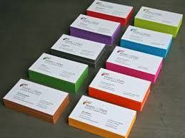 Colored Edge Business Cards Https Www Spotuvbusinesscards Ca Colored Edge Colored Edge Business Cards Letterpress Business Cards Business Card Mock Up