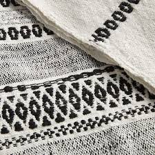 Black And White Throw With Tassels Jema Black And White Throw With Tassels Reviews Cb2 White Bedspreads Black And White Bedspreads White Throws