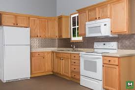 At Menards You Ll Always Find A Full Line Of Ready To Finish Cabinets One Notable Offering Is Quality One Oak Kitchen Cabinets Oak Kitchen Kitchen Cabinets