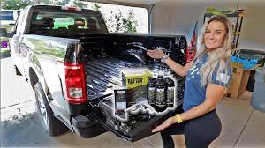 The first thing to go from wear and tear is generally the truck bed, so first thing your should do is get the best diy truck bed liner for long lasting protection. The Diy 100 Spray In Bedliner At Home Dont Pay Line X Prices Youtube