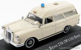 Edicola 7495001 Scale 1 43 Mercedes Benz 230 W110 Ambulance 1966 Ambulanza Ivory Mercedes Mercedes Benz Benz