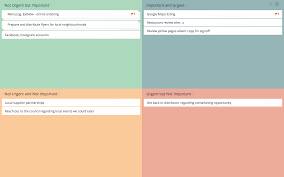 In the board, list the tasks you want your team to accomplish. Urgent Important Matrix Urgent Important Matrix Template Groupmap