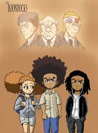 Hueyfreemanonlyspeaksthetruth Tumblr Com Post 118911822289 Comixscape Boondocks Fanart Print From Last Boondocks Drawings Boondocks Black Comics