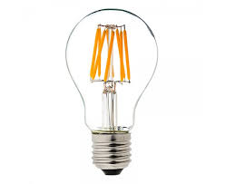 12v Low Wattage A19 Filament Led Light Bulb 40w Equivalent 490 Lumens Super Bright Leds