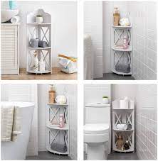 Shelf ideas, bathroom, and locker combination. 32 Bathroom Corner Shelf Ideas To More Organized Bathroom