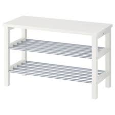 Stall Range Chaussures 4 Casiers Blanc Ikea Banc Avec Rangement Chaussures Banc De Rangement Rangement Chaussures