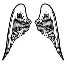 Angel Wings Clip Art Black And White Free Clipart Picture Of Black And White Wings Angel Wings Pictures Angel Wings Vector Angel Wing Silhouette