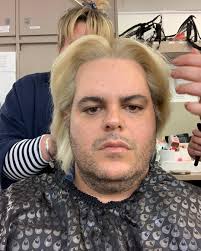 My first hair test for Avenue 5. Herman Judd is the evolution  (de-evolution) of the 21st Century Entrepreneur who is a good salesperson  without actually having a worthy product to sell a