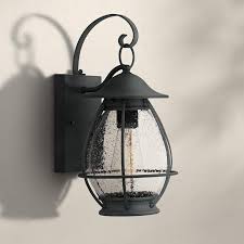 Quoizel Boston 14 High Mottled Black Outdoor Wall Light 70a99 Lamps Plus