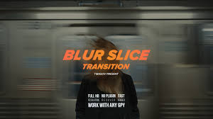 Blur Slice Transitions Premiere Pro Presets Motion Array
