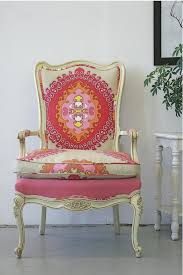 Trina Turk Fabric Wow What A Gorgeous Chair French Chairs Vintage Chairs Beautiful Chair