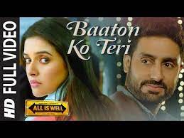 Baaton Ko Teri Full Video Song Arijit Singh Abhishek Bachchan Asin T Series Songs Saddest Songs Bollywood Music Videos
