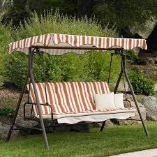 Home Trends Park Lake 3 Seater Futon Swing 001661485 Garden Winds Home Swing Patio Seating Arrangement Porch Swings For Sale