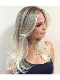 High bun and side bangs. Platinum Blonde Lace Front Synthetic Wigs With Side Bangs