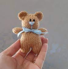 You can easily customize the patterns to create a variety of teddies. Free Tiny Bear Knitting Pattern Knitting By Post