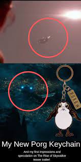 My Porg Keychain And Star Wars The Rise Of Skywalker First Impressions Star Wars Celebration Star Wars Gif New Star Wars