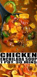 Instant Pot Chicken Enchilada Soup Recipe Chicken Enchilada Soup Recipes Enchilada Soup Recipe Recipes