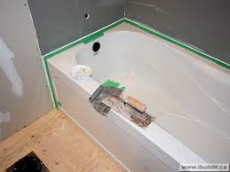 It's going to act as a sponge if water ever finds its way to it. Installing The Ceramic Tile Tub Surround My Old House Ibuildit Ca