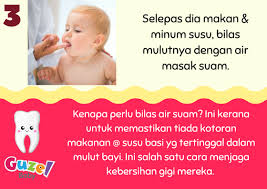 Ibu bapa dinasihatkan memberus gigi anak mereka sebaik sahaja gigi tumbuh. 9bulan10hari Tips Penjagaan Gigi Bayi Facebook