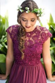 Bridesmaid Flower Crown By Kary M Designs Photography By Niki M Dress By Hoiden Bridesmaids Flower Girl Dresses Flower Crown Bridesmaid Dresses