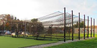 Mark the size of your desired batting cage and the locations of the support posts [source: It Takes A Good Support Structure To Make A Batting Cage Last Beacon Athletics